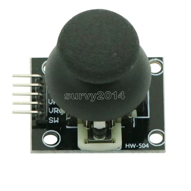 Alt view image 5 of 6 - JoyStick 5Pin 5 PIN Breakout Module Switch Shield Board For PS2 Joystick Game Controller Two Way Rocker 10K Resistor 2.54mm