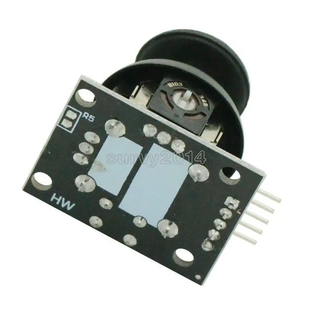 Alt view image 6 of 6 - JoyStick 5Pin 5 PIN Breakout Module Switch Shield Board For PS2 Joystick Game Controller Two Way Rocker 10K Resistor 2.54mm