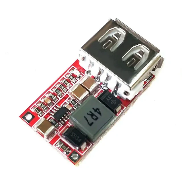 Alt view image 2 of 2 - 1PCS 6-24V 24V 12V to 5V USB Step Down Module DC-DC Converter Charger Power Supply Module Board For