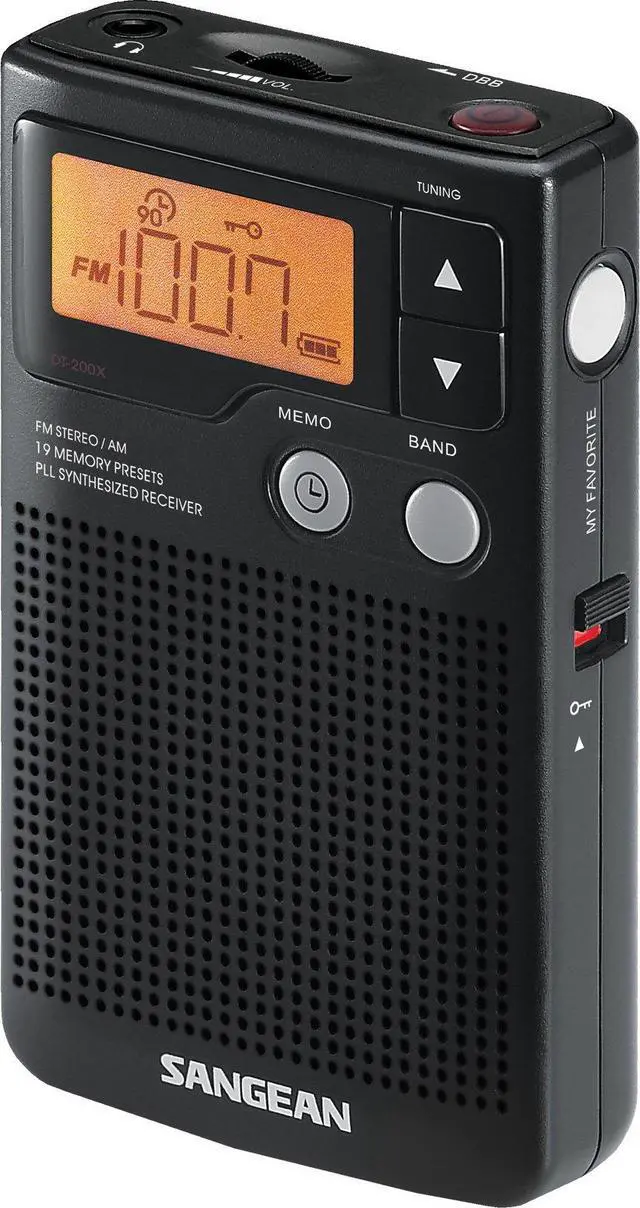 Alt view image 2 of 6 - DT-200X FM-Stereo/AM Digital Tuning Pocket Radio Black