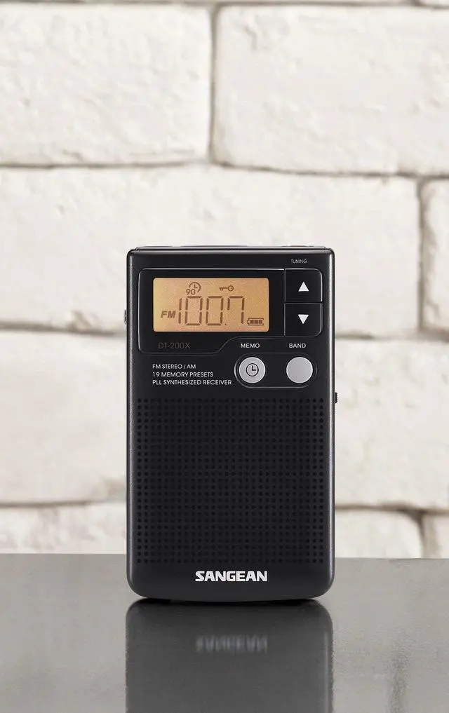 Alt view image 4 of 6 - DT-200X FM-Stereo/AM Digital Tuning Pocket Radio Black