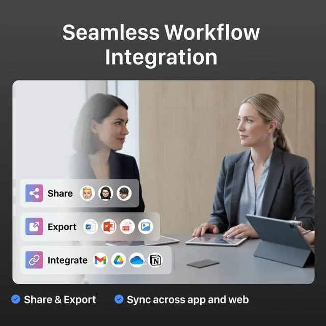 Alt view image 6 of 7 - AI Voice Recorder for Phone Calls, Meetings & Lectures | Smart AI Note-Taking Device with Dedicated App for Transcription, Summary & Notes | Magnetic Case, 32GB (Up to 2000 Hours) | PDF Summary