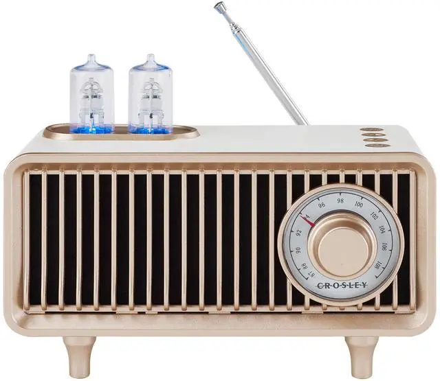 Main image of CR3043A-WS Milton Radio, White Sand | FM Radio, Bluetooth In, Up to 20 Hours of Listening at 50% Volume, Rechargeable Lithium-Ion Battery, Built-in Speaker