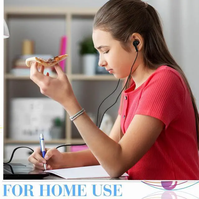 Alt view image 6 of 7 - 100 Packs Earbuds Bulk Basic Student Earphone Individually Bagged 3.5 mm Headphones for Schools Classrooms Library Teens Gift(Black, White)