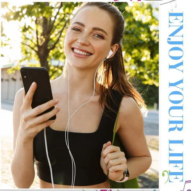Alt view image 7 of 7 - 100 Packs Earbuds Bulk Basic Student Earphone Individually Bagged 3.5 mm Headphones for Schools Classrooms Library Teens Gift(Black, White)