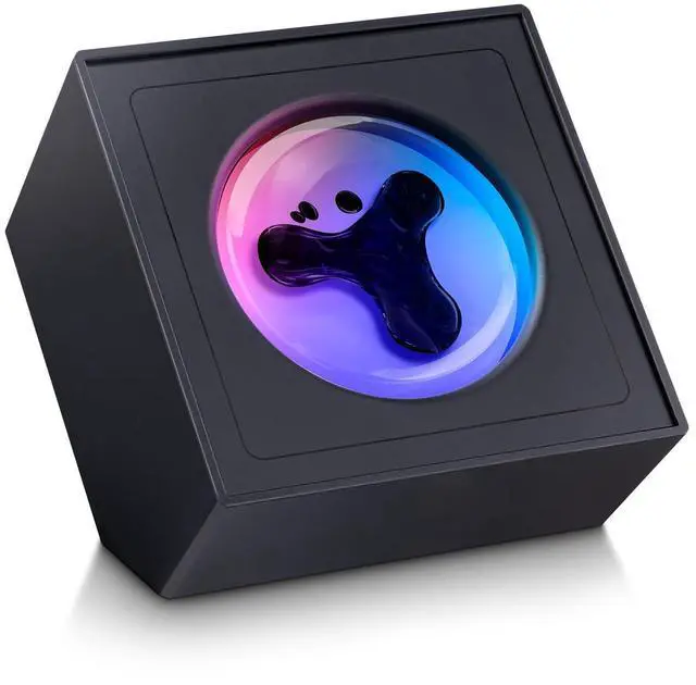 Main image of Ferrofluid Music Visualizer, Dancing Sound SensitiveFerrofluid Speaker Music Mate, Decorative RGB Light Ferrofluid Display Desk Toy for Table, Bedroom, Office, Study, Science Gift