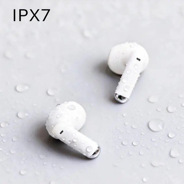 Alt view image 7 of 7 - Wireless Earbuds, Bluetooth 5.4 Headphones with Mics Bass Stereo | Ultra Lightweight Ear Buds, Clear Calls, IPX7 Waterproof in Ear Earphones for Phones Sports, 27H Playtime, Touch Control
