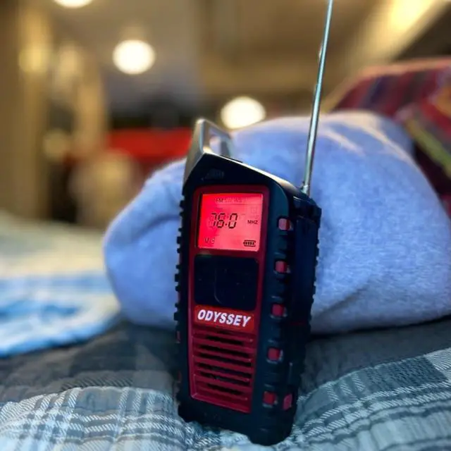Alt view image 5 of 7 - Odyssey Hand Crank NOAA Weather Radio, All Band Emergency Radio, AM/FM Shortwave Storm Radio, Bluetooth, Phone Charger, RDS, Solar, Multi-Function Flashlight, Camping, Hiking