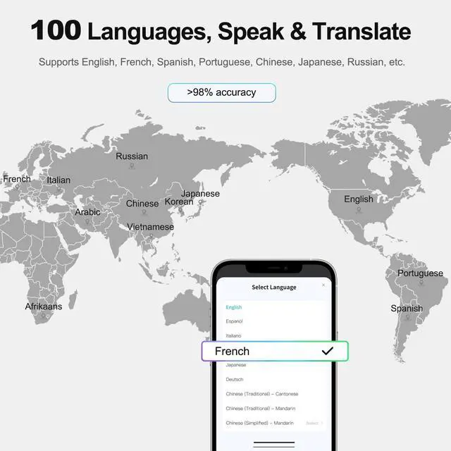 Alt view image 4 of 7 - Note Pro AI Voice Recorder, 64GB AI Recorder with Transcription, Real-Time Translate 100+ Languages, AI Meeting Minutes & Mind Maps, Magnetic Design, 400mAh Battery