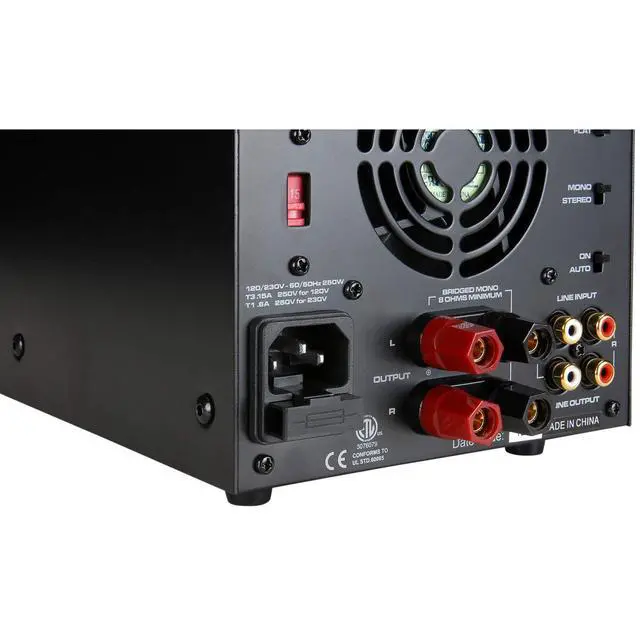 Alt view image 4 of 6 - APA150 150-Watts Power Amplifier (Black)
