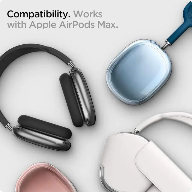 Alt view image 3 of 7 - Ultra Hybrid Pro for AirPods Max 1 / AirPods Max 2 (2020/2026) | Anti-Yellowing Clear Protective Ear Cup Covers Designed for AirPods Max Case, Precise Cutout Design - Crystal Clear