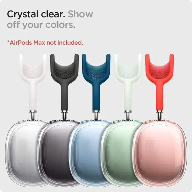 Alt view image 4 of 7 - Ultra Hybrid Pro for AirPods Max 1 / AirPods Max 2 (2020/2026) | Anti-Yellowing Clear Protective Ear Cup Covers Designed for AirPods Max Case, Precise Cutout Design - Crystal Clear