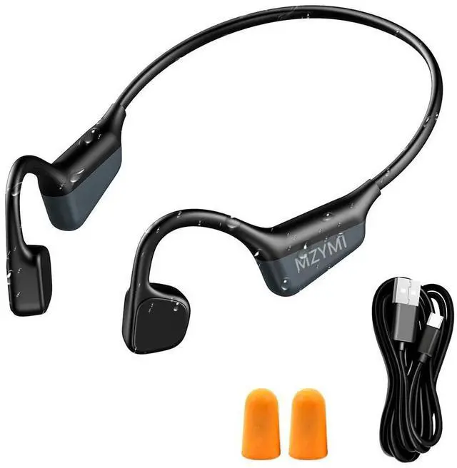 Main image of Bone Conduction Headphones, Wireless Bluetooth 5.4 Open Ear Headphones,with Mic,15H Playtime,IPX6 Waterproof Sports Headset,for Running,Cycling,Workouts, Outdoor Sports (Black)