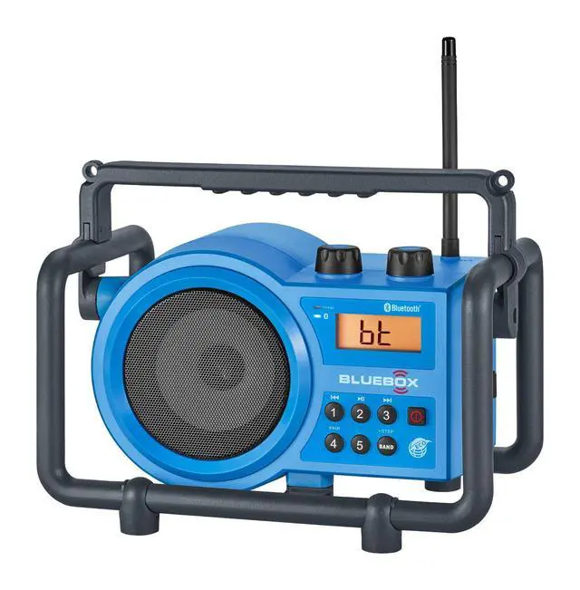 Alt view image 5 of 5 - BB-100 BlueBox AM/FM Ultra-Rugged Digital Receiver with Bluetooth and Built-in Battery Charger