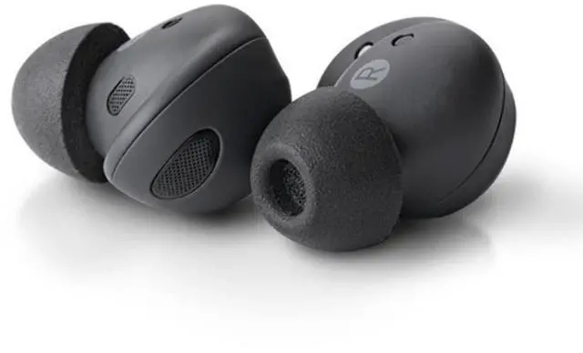 Main image of Memory Foam Replacement Ear Tips, Black, Medium (3 Pairs) | 3 Pairs, for Samsung Galaxy Buds2 Pro, Anti Slip, Ultimate Comfort, Secure Fit, Superior Noise Isolation