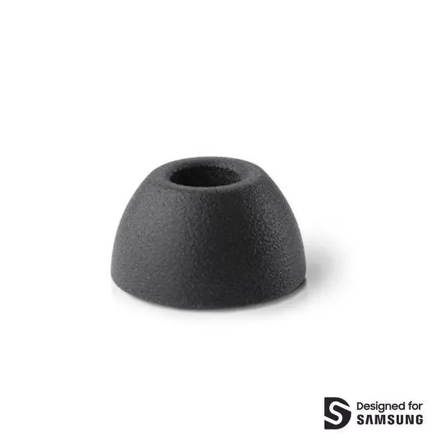Alt view image 2 of 7 - Memory Foam Replacement Ear Tips, Black, Medium (3 Pairs) | 3 Pairs, for Samsung Galaxy Buds2 Pro, Anti Slip, Ultimate Comfort, Secure Fit, Superior Noise Isolation