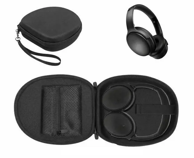 Main image of Case for Bose QuietComfort Wireless Noise Cancelling Headphones, QuietComfort Ultra Wireless Noise Cancelling Headphones, QuietComfort 45, 35, 35 II. Replacement case only (Black)