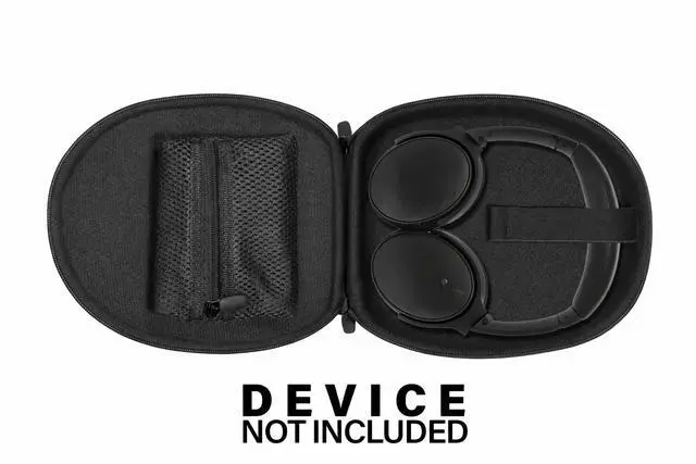Alt view image 3 of 5 - Case for Bose QuietComfort Wireless Noise Cancelling Headphones, QuietComfort Ultra Wireless Noise Cancelling Headphones, QuietComfort 45, 35, 35 II. Replacement case only (Black)
