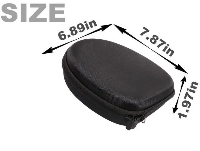 Alt view image 5 of 5 - Case for Bose QuietComfort Wireless Noise Cancelling Headphones, QuietComfort Ultra Wireless Noise Cancelling Headphones, QuietComfort 45, 35, 35 II. Replacement case only (Black)