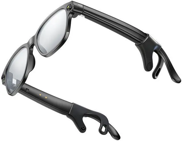 Main image of AI Smart Glasses with Camera 4K for Men & Women, 800W Anti-Shake Camera Glasses with Chat GPT, Video Recording Dual Mic,Bluetooth Translation Glasses with 160+ Languages,Color-Change Lens -Black
