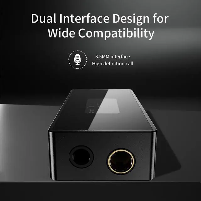 Alt view image 6 of 7 - TRN Black Pearl Portable Hi-Fi Digital Audio Decoder 3.5+4.4 Output Dual CS43131 PCM 384kHz 32Bit DSD256 DAC Headphone Amplifier
