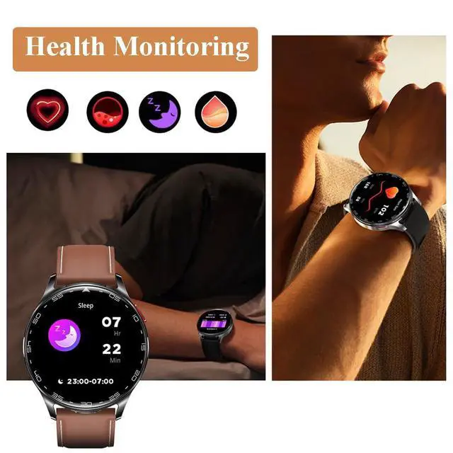 Alt view image 2 of 7 - Smart Watch with Earbuds, 2 in 1 Bluetooth Smartwatch, 1.39" HD IPS Screen Smartwatch for Men Women, Fitness Tracker Long Time Standby Men Women Sports Smart Watch (Pink)