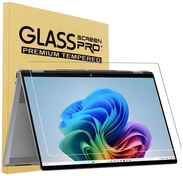 Main image of 16 Inch Tempered Glass Screen Protector for HP OmniBook X Flip 16 (16-ar/as0000) 2-in-1, HP OmniBook 7 Flip (16-au0000) 2-in-1 16-lnch Touchscreen Laptop,9H Hardness,HD Clear, Anti-Scratch