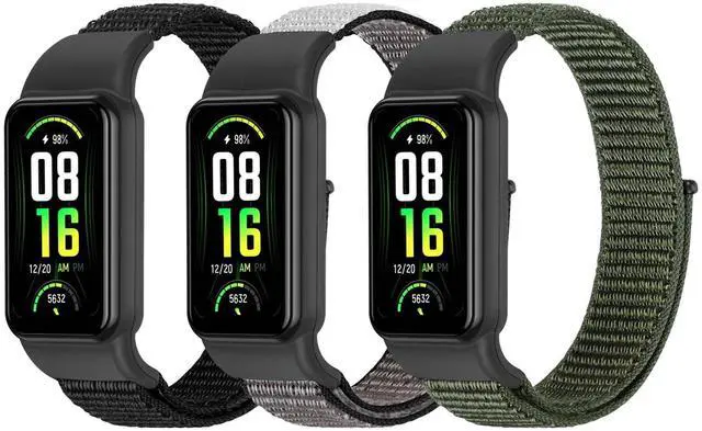 Main image of Solo Loop Nylon Bands Compatible with Amazfit Band 7 Straps,Soft Breathable Comfortable Adjustable Colorful Sports Replacement Wristband for Amazfit Band 7 for Men Women