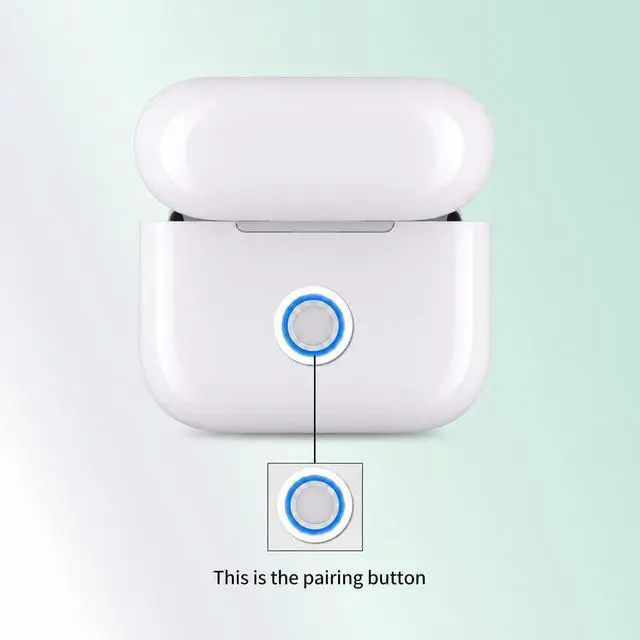 Alt view image 6 of 7 - Replacement Charging Case for AirPods 3rd Generation (A2897/A2566/A2565/A2564/A2563) USB-C & Qi Wireless Charging Bluetooth Pairing Button Case Only (No Earbuds)