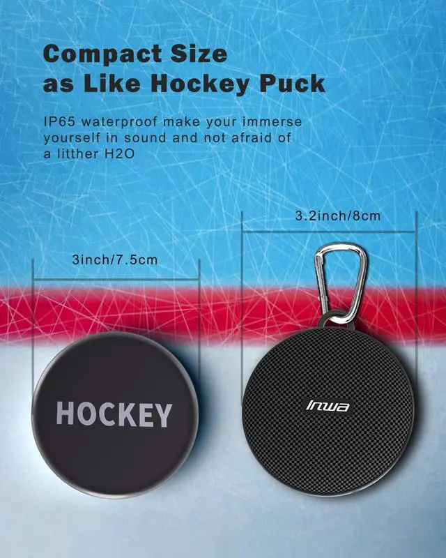 Alt view image 7 of 7 - Bluetooth Bicycle Speakers with TF Card Mode, Waterproof Wireless Portable Traveling Bike Speaker, Built in Mic for Bicycle Riding, Showering, Hiking, Pool, Beach, Golfing(Black)