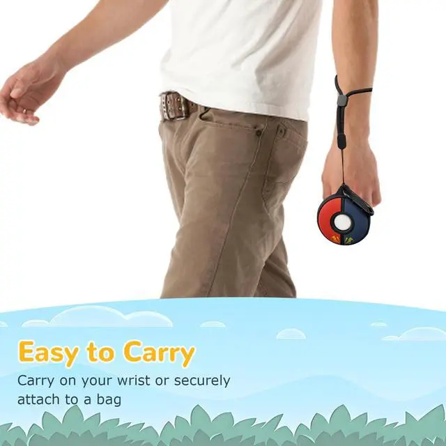 Alt view image 3 of 5 - Silicone Protective Case for Poke GO Plus + (2023) with Keychain & Wrist Strap, Soft Skin Cover Shell - Black
