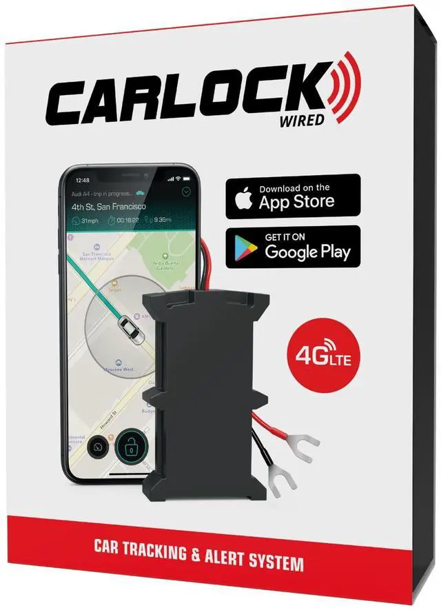 Main image of Wired Hidden GPS Vehicle Tracker - 12-24v Battery, Anti Theft Car Device, 4G LTE, Instant Alerts, Easy Install, Multi-Network SIM, Real-Time Monitoring
