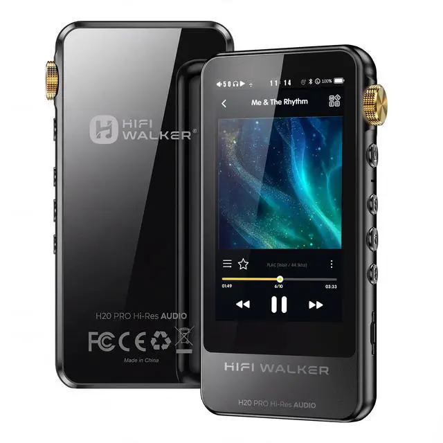 Main image of H20 Pro MP3 Player with Bluetooth, Hi-Res, 64GB Memory Card | Dual ESS DACs, 4.4mm balanced output, USB DAC mode and FLAC/DSD support
