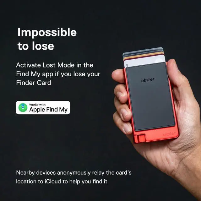Alt view image 5 of 7 - Finder Card-Apple Find My Wallet Tracker,Card Size Airtag for Wallet | Credit Card Size Airtag for Wallet, MagSafe Rechargeable Bluetooth Tracking, Slim Wallet Locator, Works with iPhone