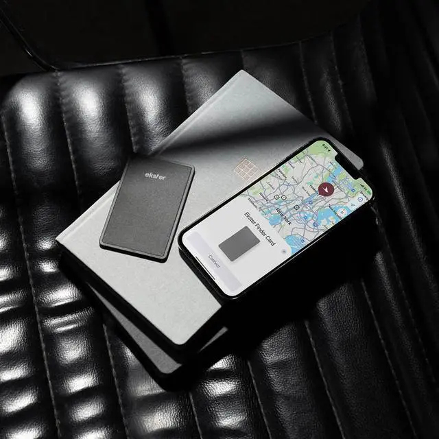 Alt view image 6 of 7 - Finder Card-Apple Find My Wallet Tracker,Card Size Airtag for Wallet | Credit Card Size Airtag for Wallet, MagSafe Rechargeable Bluetooth Tracking, Slim Wallet Locator, Works with iPhone
