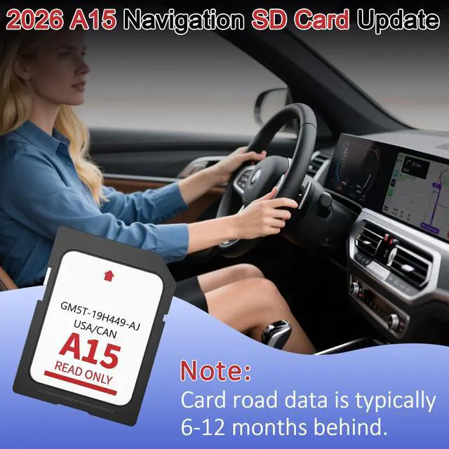 Alt view image 2 of 7 - 2026 Latest A15 Navigation SD Card for Ford/Lincoln, Compatible with F-150 Explorer Expedition Fusion Edge Escape MKC MKZ MKX Sync 2, Navigation SD Card Maps Update USA/Canada, GM5T-19H449-AJ