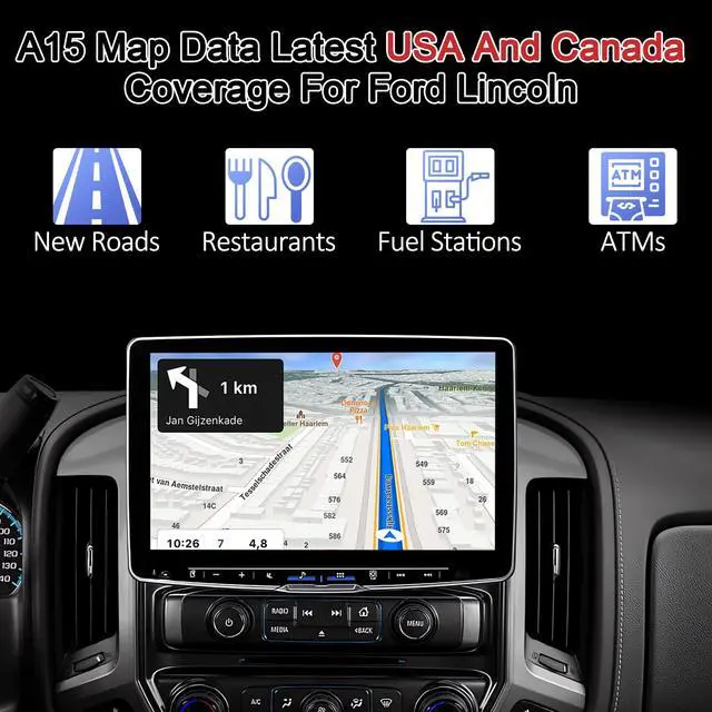 Alt view image 5 of 7 - 2026 Latest A15 Navigation SD Card for Ford/Lincoln, Compatible with F-150 Explorer Expedition Fusion Edge Escape MKC MKZ MKX Sync 2, Navigation SD Card Maps Update USA/Canada, GM5T-19H449-AJ