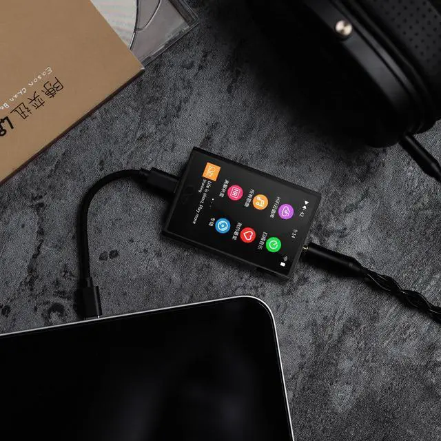 Alt view image 4 of 7 - M1 Plus M1Plus Music Player Portable DAP with Bluetooth 5.2 | LDAC/Wifi/DLNA/Airplay/Tidal streaming, 3.2inch Mini Lossless DSD Hi-Res Support Up to 2TB Micro SD (Black)