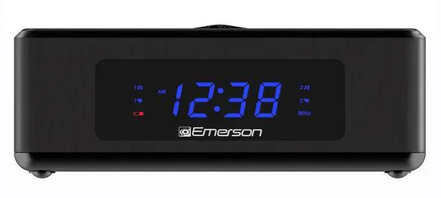 Alt view image 2 of 6 - CK2023AM/FM Dual Alarm Clock Radio with 0.6" Blue LED Display, 4-Level dimmer, and Wake to Radio/Buzzer Alarm, Black