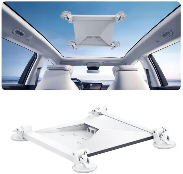 Main image of Suction Cup Mount for Starlink Mini & Mini X, Car Sunroof & Window - Heavy Duty Vibration-Proof Satellite Mounting Kit, Secure Accessories for RV, Truck, Boat & Road Trips White