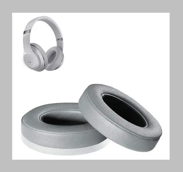 Alt view image 5 of 6 - Replacement Ear Pads Cover, Earpads Cushions Compatible with Beats Studio 2 and Studio 3 Over Ear Headphones 1 Pair (Grey)