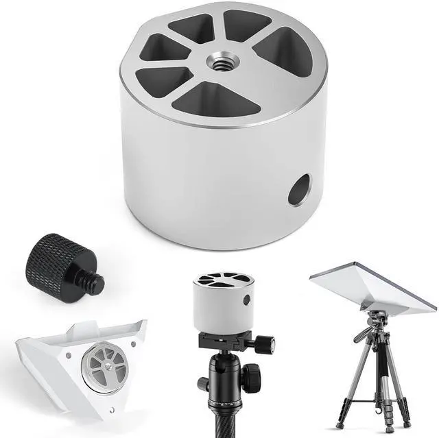 Main image of ® Aluminum Tripod Mount Adapter for 2025 Starlink Mini & Mini X | Fits Starlink Mini & Mini X, 1/4"-20 & 3/8"-16 Threads, Flat & Pipe Mount Compatible, Durable Aluminum, Secure Setup
