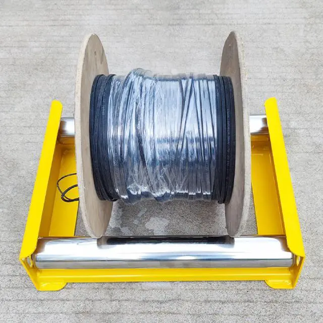 Alt view image 5 of 6 - Cable Drum Roller Reel Dispenser Cable Roller Stand for Wire Reel Diameter 20cm to 50cm width 36cm S