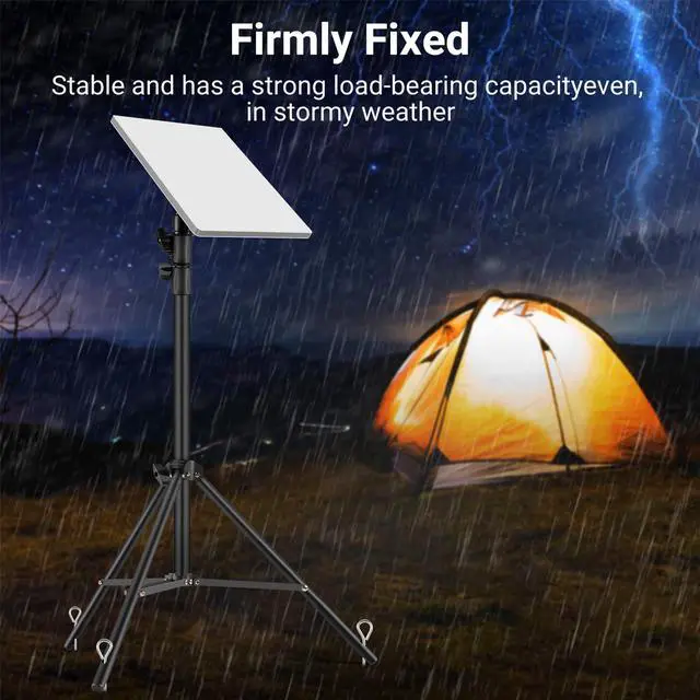 Alt view image 7 of 7 - Starlink Mini Tripod Mount with 360° Gimbal | All-Terrain Dish Stand Kit, For RV, Camping, Hiking, Job Sites