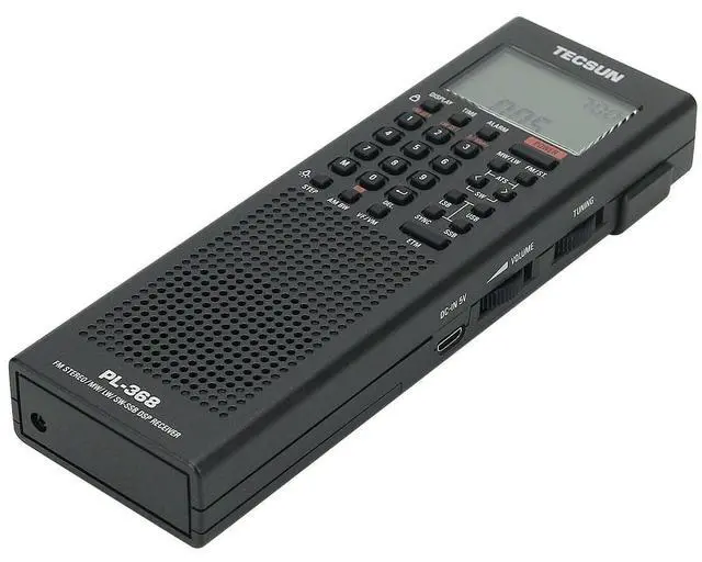 Alt view image 2 of 7 - Digital PL368 AM/FM/LW/SW Worldband Radio with Single Side Band Receiver (Black)