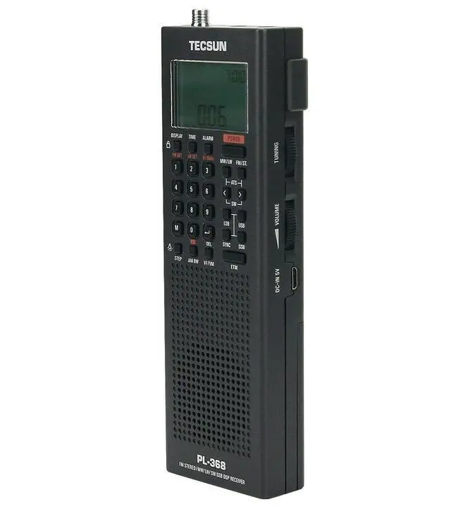 Alt view image 6 of 7 - Digital PL368 AM/FM/LW/SW Worldband Radio with Single Side Band Receiver (Black)