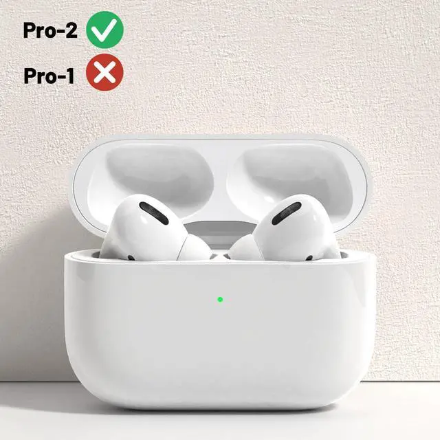 Alt view image 2 of 5 - OEM A3047, A3048, A3049 Single Left Side Earbud Replacement for Pro2nd, Compatible with Original A2968 Charging Case with Type-C Port Ear Cushion