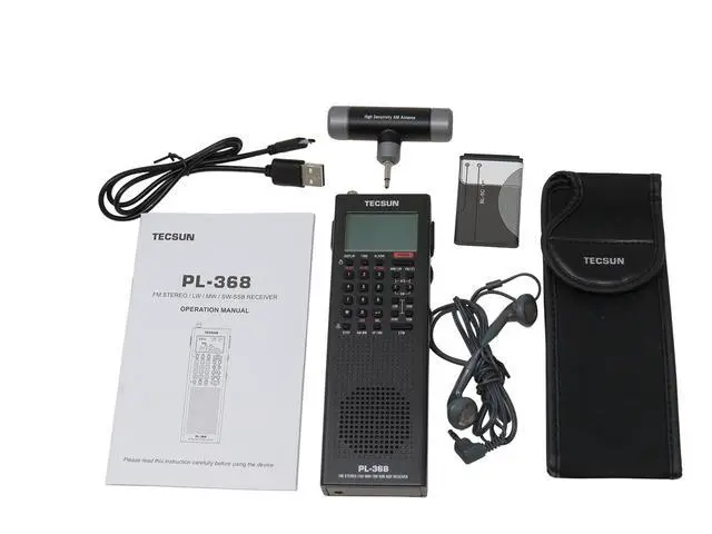 Alt view image 7 of 7 - Digital PL368 AM/FM/LW/SW Worldband Radio with Single Side Band Receiver (Black)