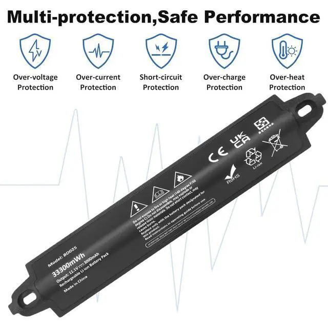 Alt view image 4 of 7 - High Capacity Replacement Battery for Bose SoundLink 33300mWh 11.1V | for Bose SoundLink, 2, 3, II, III, SoundTouch 20, 404600, 330105, 330105A, 330107, 330107A, 359495, 359498, with DIY tool