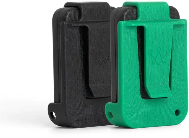 Main image of Arccos Air Belt Clip Accessory Pack (4-Pack) Holster Accessory for Arccos Air & Link Pro Golf Game Trackers Vertical & Horizontal Carry, Black & Green